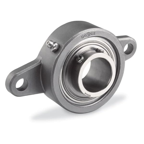 F2B-SCEZ-012-SHSS, Two-Bolt Flange, Non-Expansion, SS, 0.75" Bore Dia.